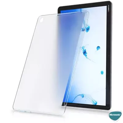 Microsonic Huawei MatePad T10s Kılıf Transparent Soft Beyaz