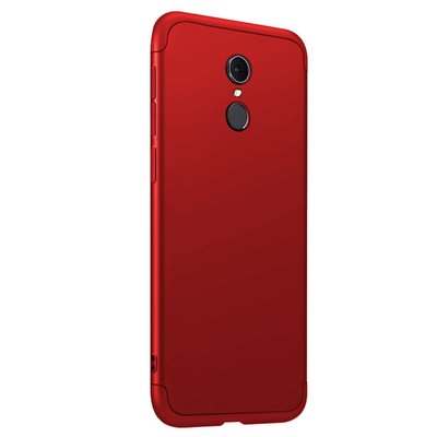 Microsonic Xiaomi Redmi 5 Plus Kılıf Double Dip 360 Protective AYS Kırmızı