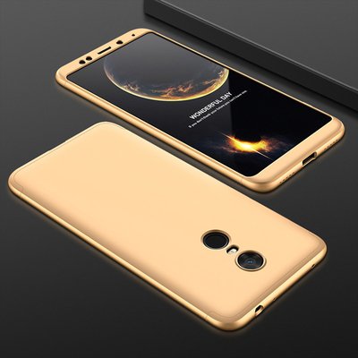 Microsonic Xiaomi Redmi 5 Plus Kılıf Double Dip 360 Protective AYS Kırmızı