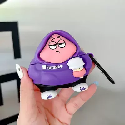 Microsonic AirPods Pro 2.Nesil Kılıf Cartoon Figürlü Silikon Crtn-Fgr-Ptrck-Str