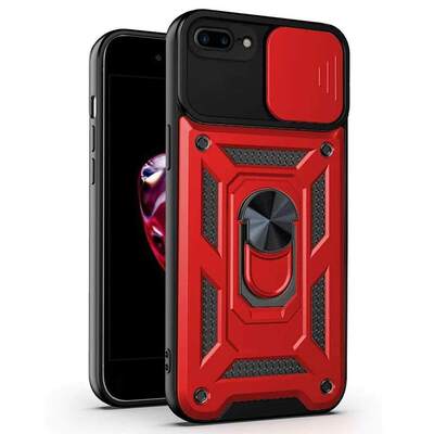 Microsonic Apple iPhone 8 Plus Kılıf Impact Resistant Kırmızı