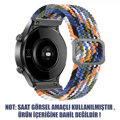 Microsonic Garmin Venu Kordon Braided Loop Band Renkli