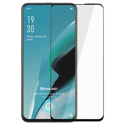 Microsonic Oppo Reno 2Z Matte Flexible Ekran Koruyucu Siyah