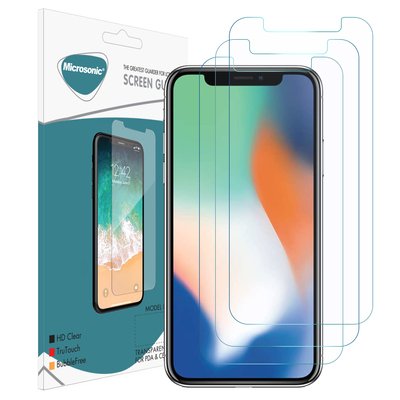 Microsonic Apple iPhone X Nano Ekran Koruyucu (3'lü Paket)