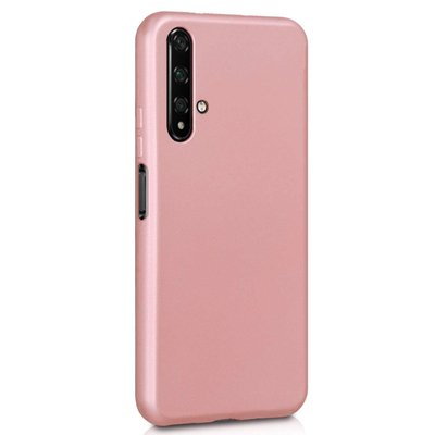 Microsonic Huawei Honor 20 Kılıf Matte Silicone Rose Gold