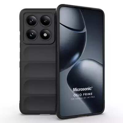 Microsonic Xiaomi Mi 14T Kılıf Oslo Prime Siyah