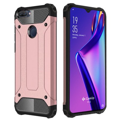 CaseUp Oppo A12 Kılıf Tank Rose Gold