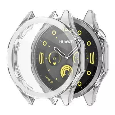 Microsonic Huawei Watch GT5 46mm Kılıf 360 Full Round Soft Silicone Şeffaf