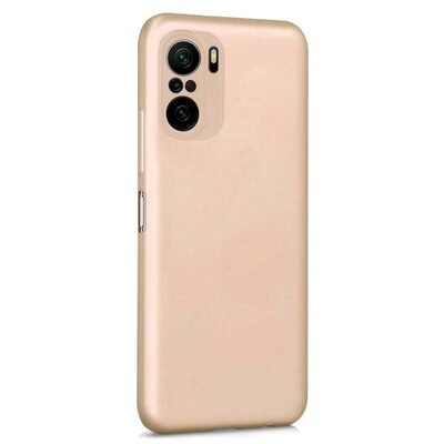 Microsonic Xiaomi Redmi K40 Pro+ Kılıf Matte Silicone Gold