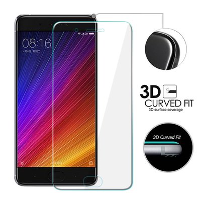 Microsonic Xiaomi Mi 5S Kavisli Temperli Cam Ekran Koruyucu Film Beyaz