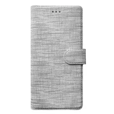 Microsonic Xiaomi Redmi 10A Kılıf Fabric Book Wallet Gri