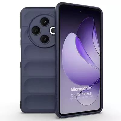 Microsonic TECNO Spark 30C 4G Kılıf Oslo Prime Lacivert