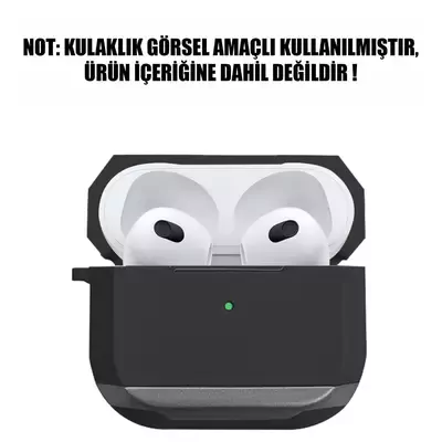 Microsonic Apple AirPods 3 Hard Crude Kılıf Gri