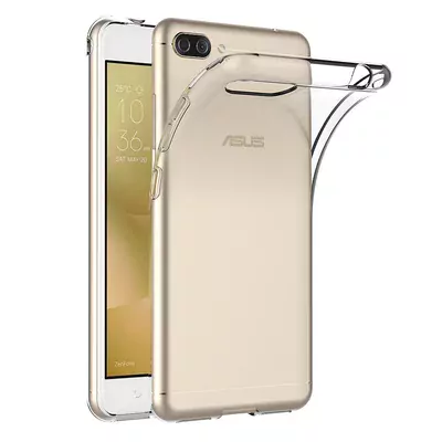 Microsonic Asus Zenfone 4 Max (5.2'') ZC520KL Kılıf Transparent Soft Beyaz