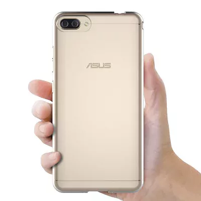 Microsonic Asus Zenfone 4 Max (5.2'') ZC520KL Kılıf Transparent Soft Beyaz