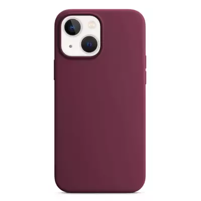 Microsonic Apple iPhone 15 Kılıf Liquid Lansman Silikon Bordo