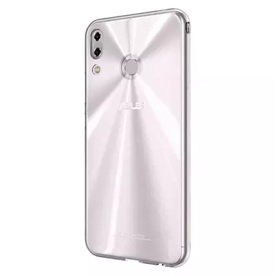 Microsonic Asus Zenfone 5 (6.2'') ZE620KL Kılıf Transparent Soft Beyaz