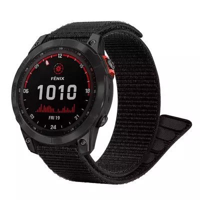 Microsonic Garmin Forerunner 945 Blue Bundle Kordon UltraFit Hasırlı Woven Siyah