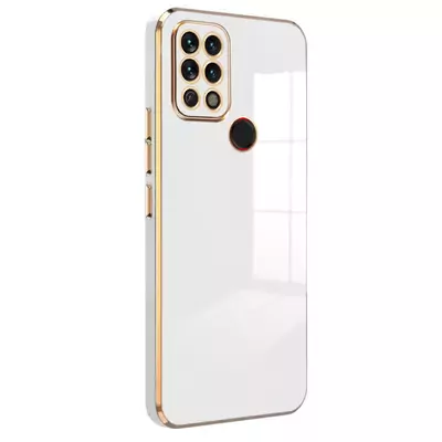 Microsonic TECNO Pova Kılıf Olive Plated Beyaz