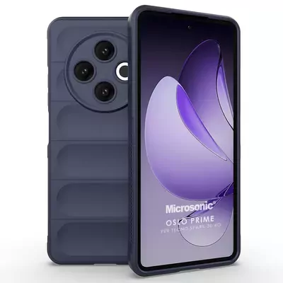 Microsonic TECNO Spark 30 4G Kılıf Oslo Prime Lacivert