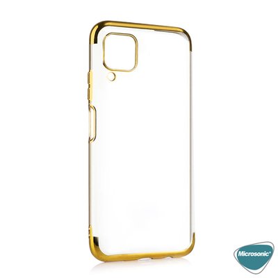 Microsonic Huawei P40 Lite Kılıf Skyfall Transparent Clear Gold