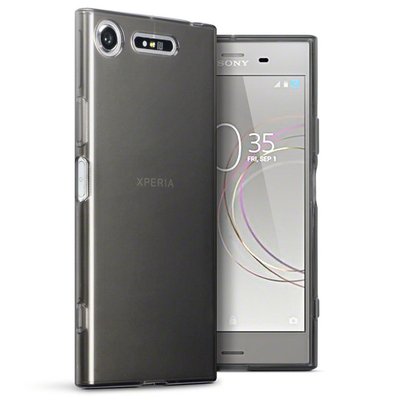 Microsonic Sony Xperia XZ1 Kılıf Transparent Soft Siyah