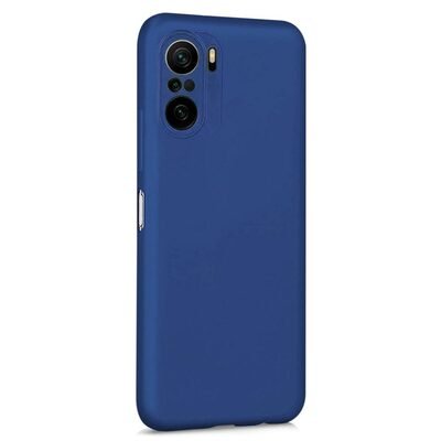 Microsonic Xiaomi Mi 11i Kılıf Matte Silicone Lacivert