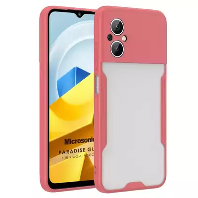 Microsonic Xiaomi Poco M5 Kılıf Paradise Glow Pembe