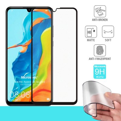 Microsonic Huawei P30 Lite Matte Flexible Ekran Koruyucu Siyah