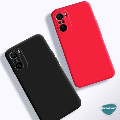 Microsonic Xiaomi Mi 11i Kılıf Matte Silicone Kırmızı