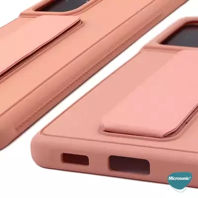 Microsonic Xiaomi Poco M5s Kılıf Hand Strap Lacivert