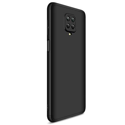 Microsonic Xiaomi Redmi Note 9 Pro Max Kılıf Double Dip 360 Protective AYS Siyah