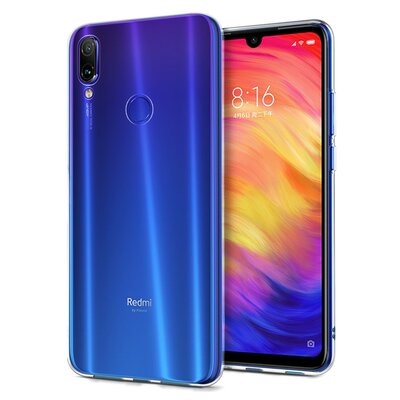 Microsonic Xiaomi Redmi Note 7 Kılıf Transparent Soft Beyaz