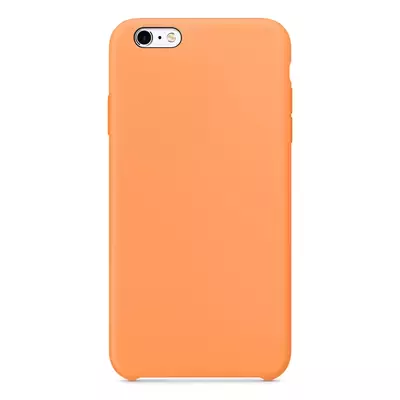 Microsonic Apple iPhone 6 Kılıf Liquid Lansman Silikon Papaya