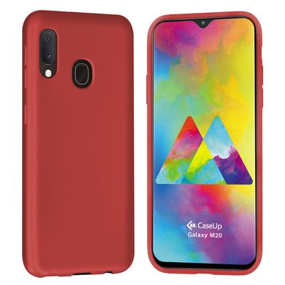 CaseUp Samsung Galaxy M20 Kılıf Matte Surface Kırmızı