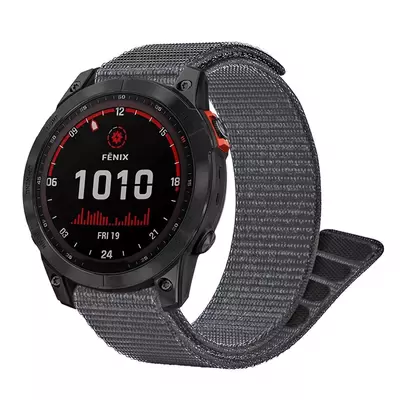 Microsonic Garmin Forerunner 935 Tri Bundle Kordon UltraFit Hasırlı Woven Gri