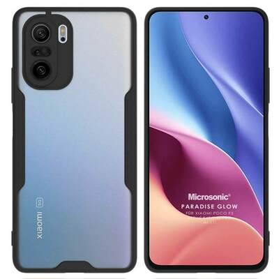 Microsonic Xiaomi Poco F3 Kılıf Paradise Glow Siyah