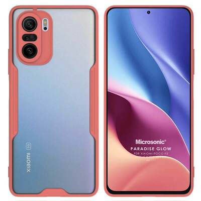 Microsonic Xiaomi Poco F3 Kılıf Paradise Glow Pembe