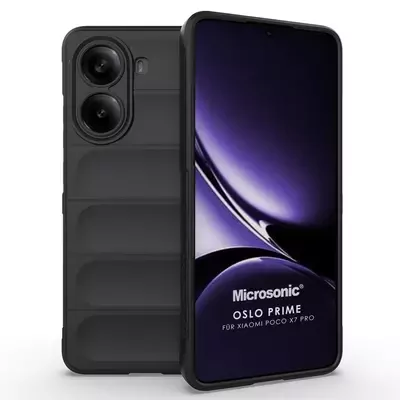 Microsonic Xiaomi Poco X7 Pro Kılıf Oslo Prime Siyah