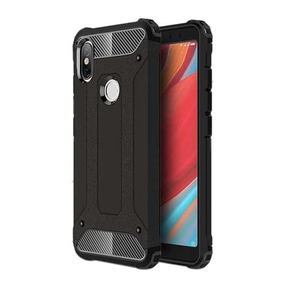 Microsonic Xiaomi Redmi S2 Kılıf Rugged Armor Siyah