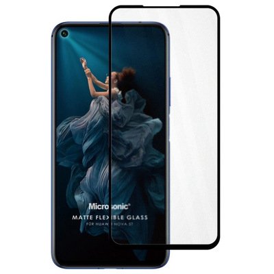 Microsonic Huawei Nova 5T Matte Flexible Ekran Koruyucu Siyah