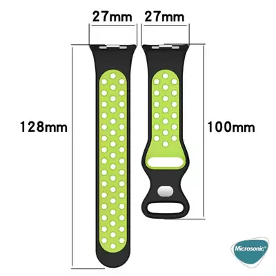 Microsonic Xiaomi Redmi Watch 5 Rainbow Gently Band Kordon Siyah Gri