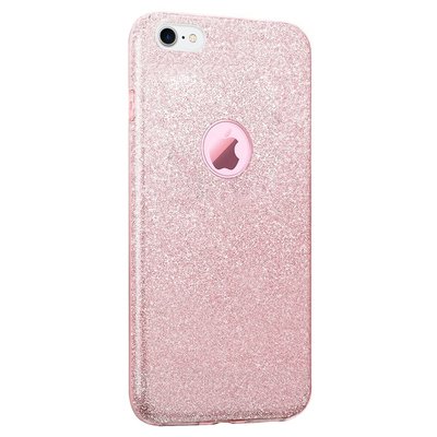 Microsonic Apple iPhone 7 Kılıf Sparkle Shiny Rose Gold