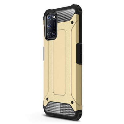 CaseUp Oppo A92 Kılıf Tank Gold