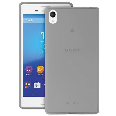 CaseUp Sony Xperia M4 Aqua Kılıf Transparent Soft Siyah