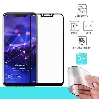 Microsonic Huawei Mate 20 Lite Matte Flexible Ekran Koruyucu Siyah