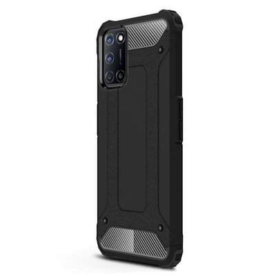 CaseUp Oppo A92 Kılıf Tank Siyah