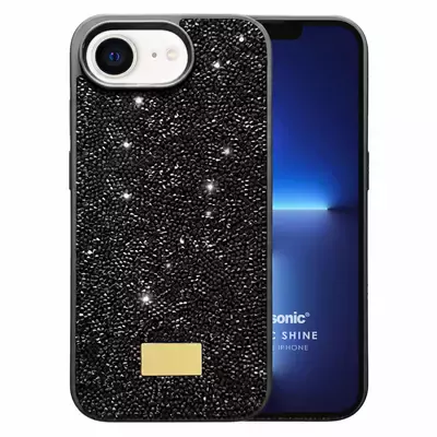 Microsonic Apple iPhone 16e Kılıf Cosmic Shine Siyah