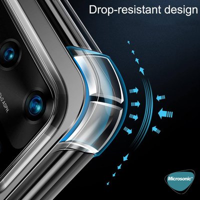 Microsonic Realme 7 Kılıf Anti Shock Silikon Şeffaf