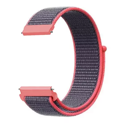 Microsonic Haylou RS4 Plus Hasırlı Kordon Woven Sport Loop Koyu Pembe